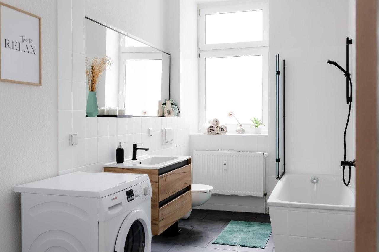 Modernes Apartment Lieblingsfleck I 2 Schlafzimmer I 4 Betten I Zentrumsnah Eberswalde Eksteriør billede