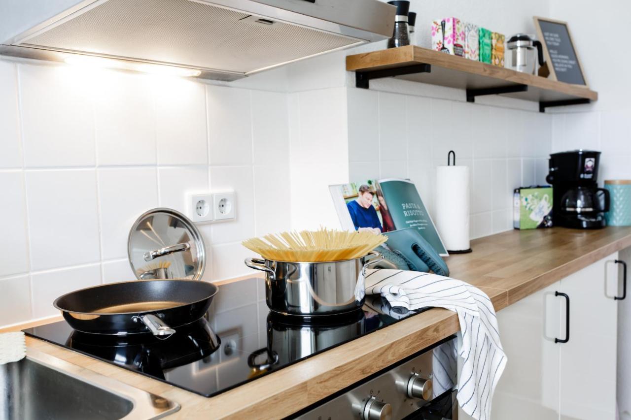 Modernes Apartment Lieblingsfleck I 2 Schlafzimmer I 4 Betten I Zentrumsnah Eberswalde Eksteriør billede