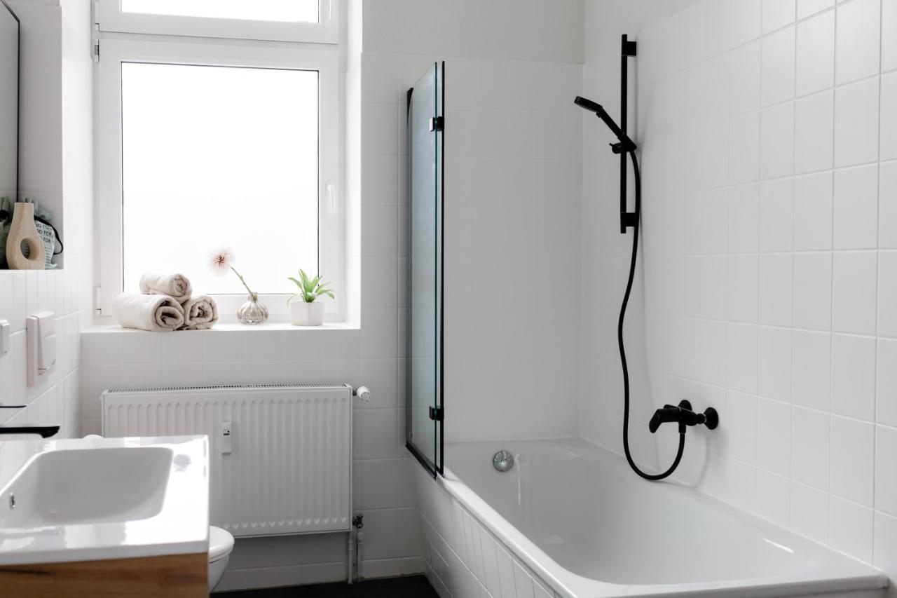 Modernes Apartment Lieblingsfleck I 2 Schlafzimmer I 4 Betten I Zentrumsnah Eberswalde Eksteriør billede