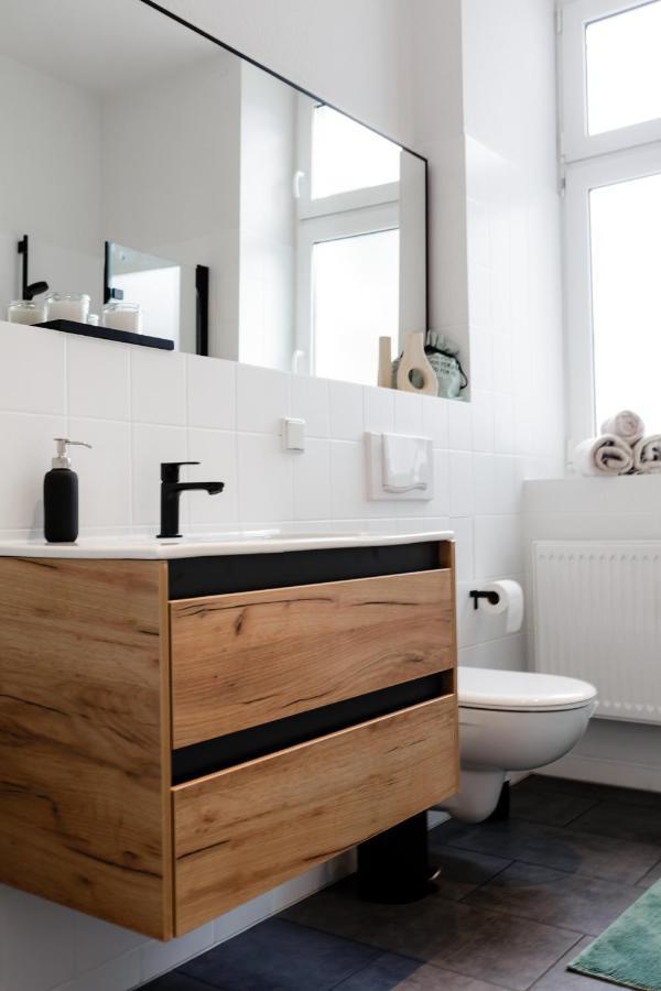 Modernes Apartment Lieblingsfleck I 2 Schlafzimmer I 4 Betten I Zentrumsnah Eberswalde Eksteriør billede
